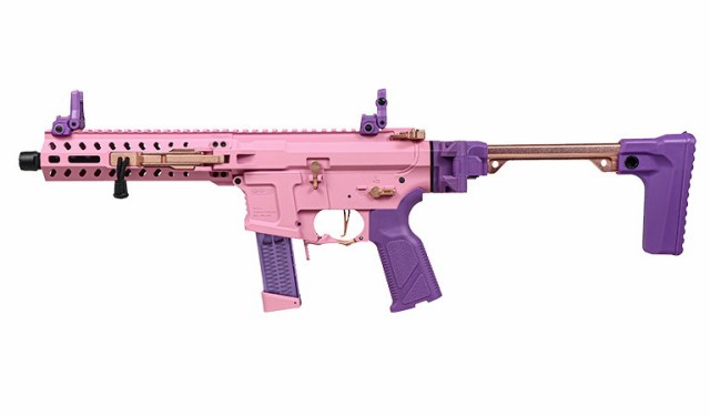 G&G 18歳以上用 電動ガン FoldingAR9 FAR9 Pink ETU+搭載 ピンクの通販は