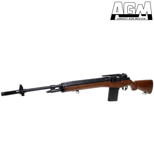 《5%OFFクーポン》AGM 18歳以上用電動ガン M14 ウッドタイプストック