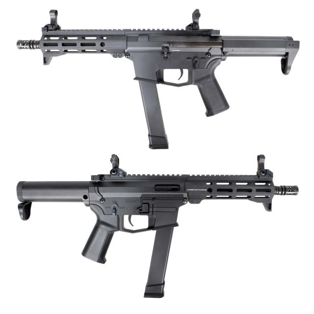 《お買い物ラリー3%OFFクーポン》S＆T/EMG UDP-9 7.5inch G3フルメタル電動ガン BK_1