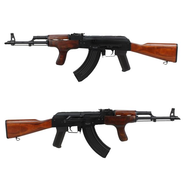 《お買い物ラリー3%OFFクーポン》S＆T PM md.63 AIM フルメタル G3電動ガン リアルウッド G3電子トリガー入_1