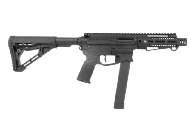 《ポイント超々祭3%OFFクーポン》LANCER TACTICAL ZION ARMS 電子トリガー Nebula ETU搭載電動ガン PW9 Mod1 ブラック/ブロンズ/グレー