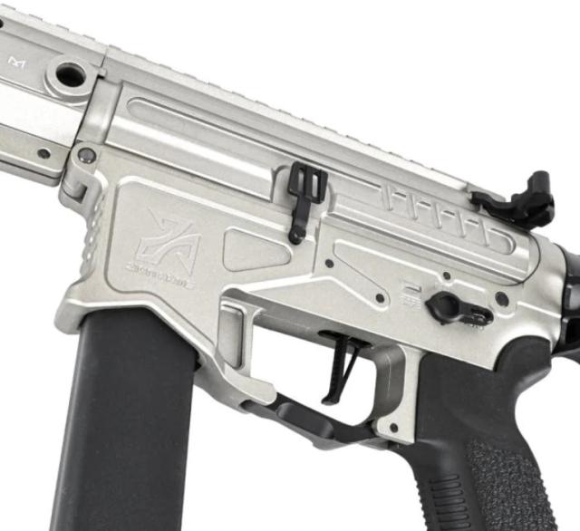 《ポイント超々祭3%OFFクーポン》LANCER TACTICAL ZION ARMS 電子トリガー Nebula ETU搭載電動ガン PW9 Mod1 ブラック/ブロンズ/グレー