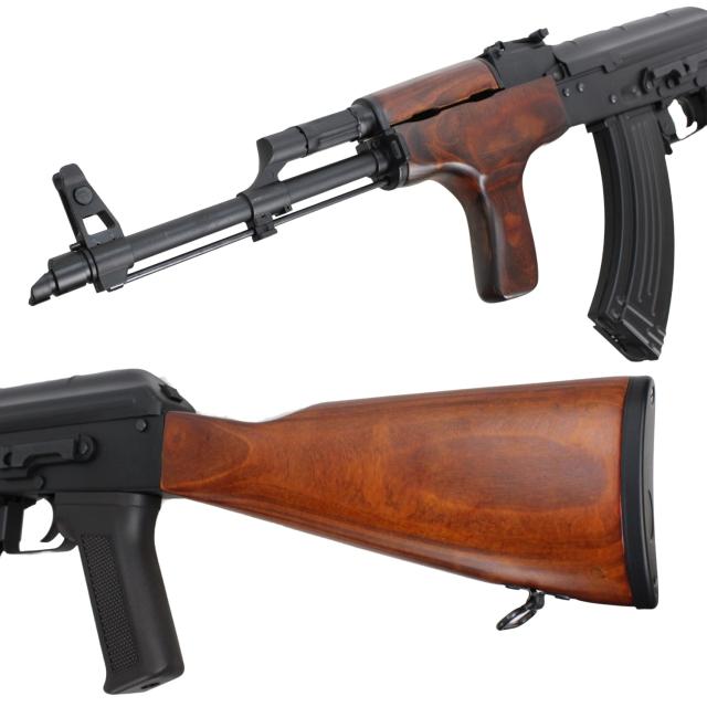 《お買い物ラリー3%OFFクーポン》S＆T PM md.63 AIM フルメタル G3電動ガン リアルウッド G3電子トリガー入_5
