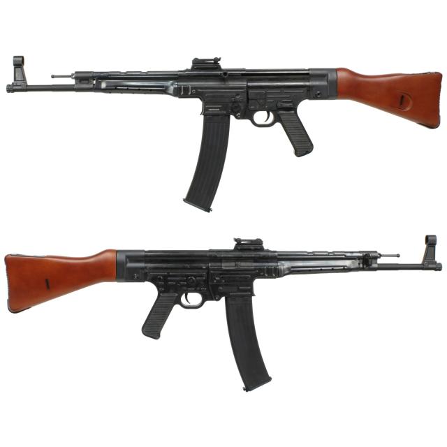 《5%OFFクーポン》AGM フルメタル電動ガン 黒染め版 StG44 MP44 リアルウッド_1