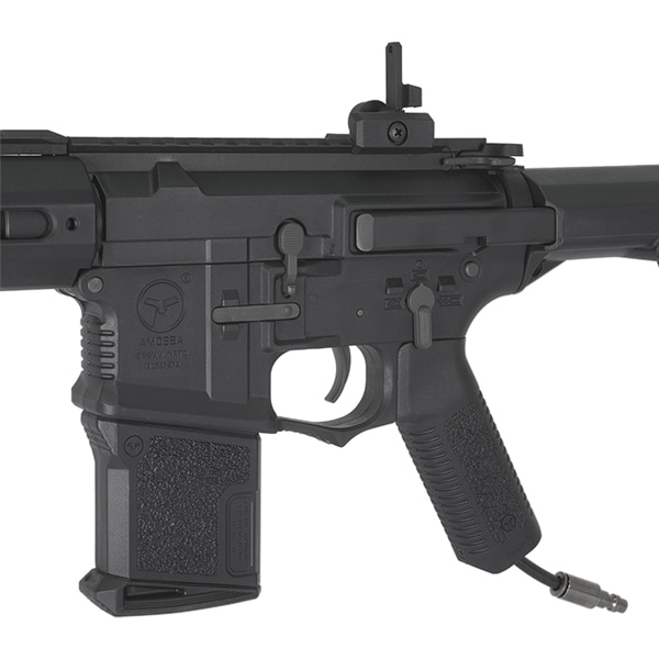 《お買い物ラリー3%OFFクーポン》ARES AMOEBA AM-015 M4 CQC HPA ライフル ブラック_2