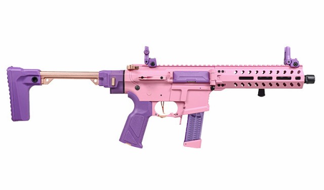 G&G 18歳以上用 電動ガン FoldingAR9 FAR9 Pink ETU+搭載 ピンクの通販は