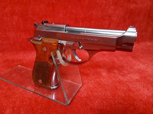 マルシン 発火型モデルガン M84 ABS SV ハーフチェッカー木製グリップ仕様_6