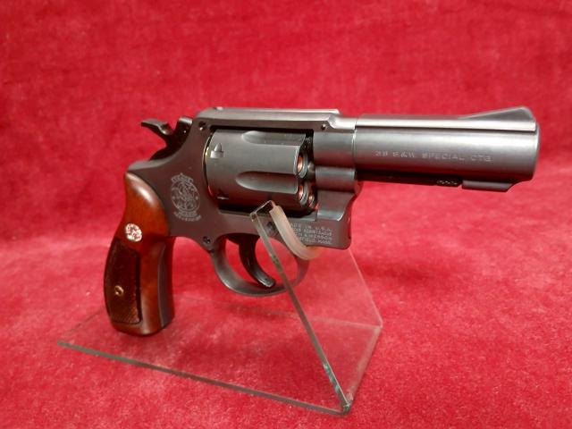 《お買い物ラリー3%OFFクーポン》マルシン リアルカートガスリボルバー S&W M10 3インチ エクセレントHW ハーフチェッカー木製グリップ仕様 Xカートリッジ_5