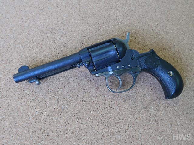 HWS 発火モデルガン コルト・ライトニング M1877 リボルバー ヘヴィー