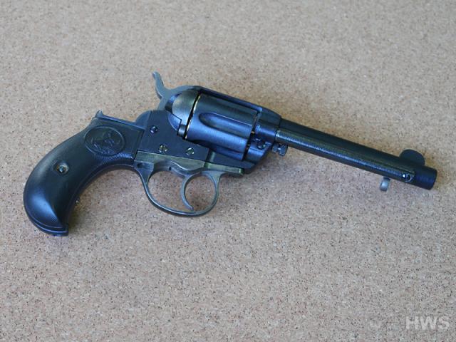 《お買い物ラリー3%OFFクーポン》HWS 発火モデルガン コルト・ライトニング M1877 リボルバー ヘヴィーウェイト_2