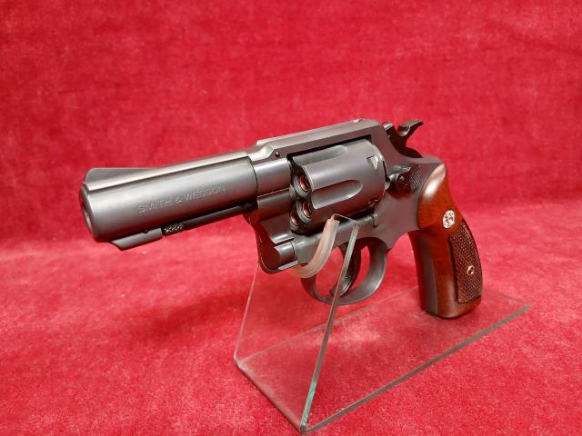 《お買い物ラリー3%OFFクーポン》マルシン リアルカートガスリボルバー S&W M10 3インチ エクセレントHW ハーフチェッカー木製グリップ仕様 Xカートリッジ_1