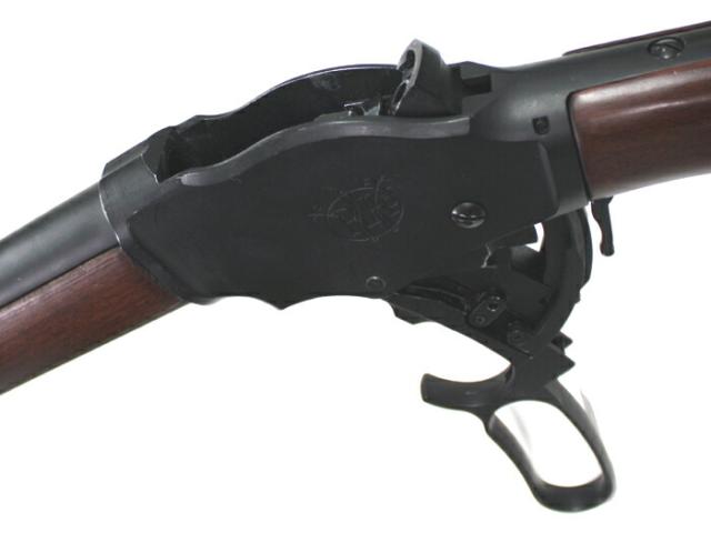S&amp;T ウィンチェスター M1887 レバーアクション　ガスショットガン ソードオフ リアルウッド（ライブカート・排莢式）_2
