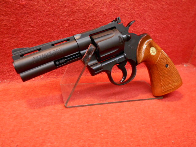 《お買い物ラリー3%OFFクーポン》タナカワークス モデルガン COLT パイソン .357Magnum R-model 4inch HW