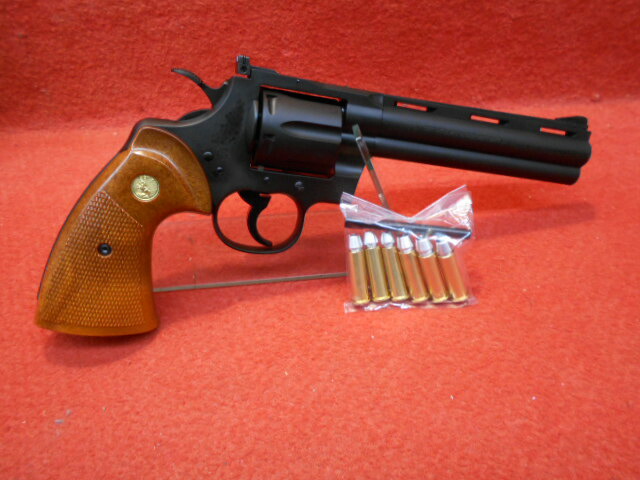 《お買い物ラリー3%OFFクーポン》タナカワークス モデルガン COLT パイソン .357Magnum R-model 6inch HW_3