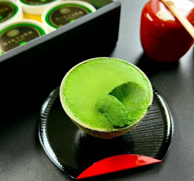 抹茶 アイス ギフト 高級 京都利休園 メーカー直送 抹茶アイス 濃すぎる 高級抹茶使用 石臼挽き極濃宇治抹茶アイス6個入り お歳暮  母の日の通販はau PAY マーケット - 京都利休園