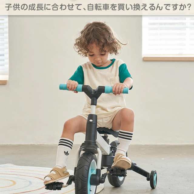 三輪車 折りたたみ 折り畳み 手押し棒付き かじとり バランスバイク 足けり 自転車 3way 1歳 2歳 3歳 4歳 5歳 室内 屋外 おもちゃ 誕生日の通販はau Pay マーケット Nopinopi