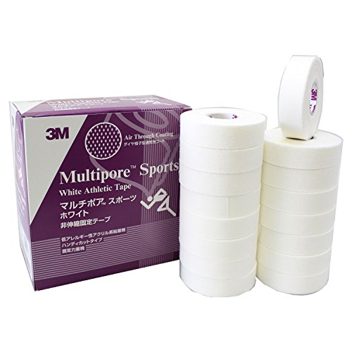 3M スリーエム 3M マルチポア スポーツ ホワイト 非伸縮固定テーフ 19mm×12m 16ロールの通販は 5,910円