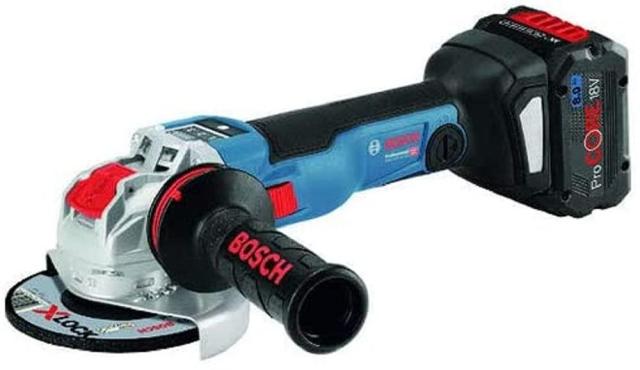 BOSCH ボッシュ Bosch Professional(ボッシュ) 18V コードレスディスクグラインダー X-LOCK スタートキット(アクセサリーセット・8.0Ahバッテリー1個・充電器・キャリングケース付) GWX18V-10SC5J