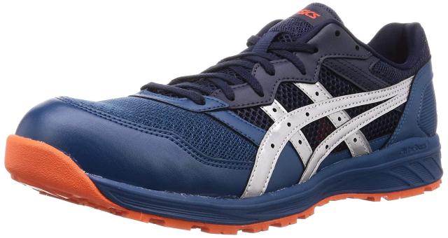 ASICS アシックス [アシックス] ワーキング 安全靴/作業靴 ウィンジョブ CP210 2E相当 JSAA A種先芯 耐滑ソール fuzeGEL搭載 マコブルー/シルバー 27.0 cm