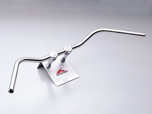 大阪単車用品工業 ハリケーン HB0175B-01 ワイドローオールド1型 ハンドル ブラック 外径φ25.4mm 内径φ21_全高80mm 全巾890mm