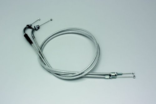 大阪単車用品工業 ハリケーン HB6550M-10 ロング スロットルケーブル W ステンレスメッシュ グラストラッカー/ビッグボーイ_(’09〜 FI車)