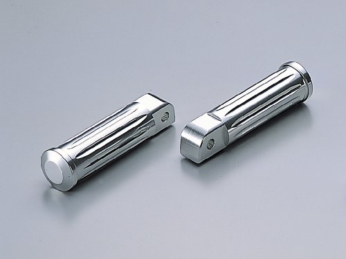 大阪単車用品工業 ハリケーン HF5124A リアフットペグ ビレット ポリッシュアルマイト イントルーダークラシック400/800_ブルバード400/800