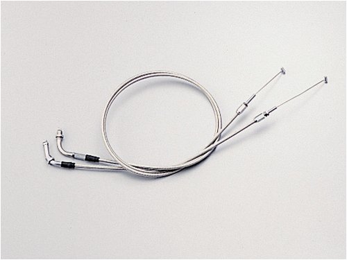 大阪単車用品工業 ハリケーン HB6051M ロング スロットルケーブル W ステンレスメッシュ スティード400/600 200mmL_シャドウ400/750 (〜’03) 50mmL