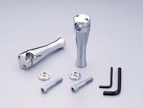 大阪単車用品工業 6インチドラッグポスト.ベーシック クロームメッキ φ1インチ(25.4mm)ハンドル用 HB0426