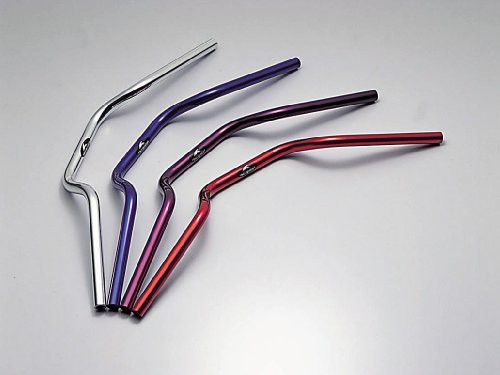 ハリケーン HB0209R ヨーロピアン1型 ハンドル レッドアルマイト ジュラルミン引抜き材使用_外径φ22.2mm 内径φ14mm