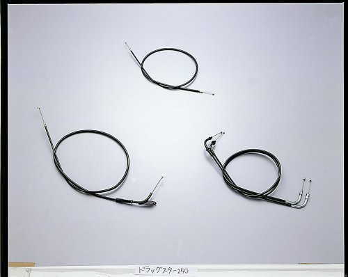 ハリケーン HB6384M ロング スロットルケーブル W ステンレスメッシュ ドラッグスター250(’08-’12 VG05J)_ドラッグスター250(〜’07 VG02J)