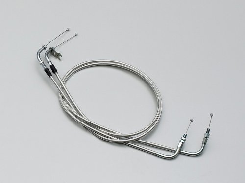 大阪自動二輪車装具産業 ハリケイン HB6548M ロング スロットル有線テレビ W ステンレス鋼メッシュ イントルーダークラシック_400(〜K6)/800(〜K4 キャブレター車)
