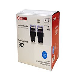 CANON キャノン CANON トナーカートリッジ502 2P(2本パック)シアン純正/9644A003 CN-TN502-2PCYJ