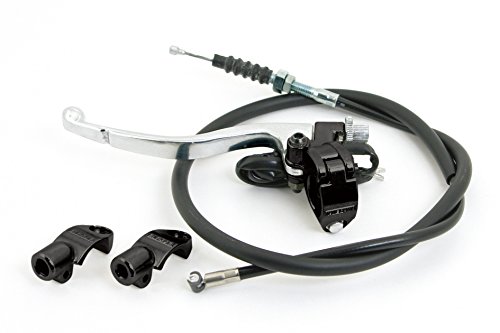 スペシャルパーツ武川 クイック クラッチレバ-＆ワイヤーSET(シルバー) Ape/XRモタード (ノーマルクラッチ用) 品番:02-01-0603