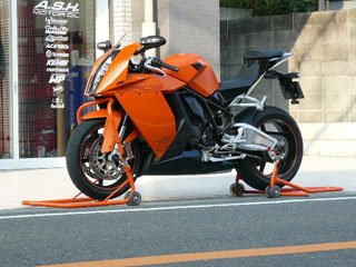 J-TRIP JT-120QR オレンジロングローラースタンドその他カー用品・バイク用品