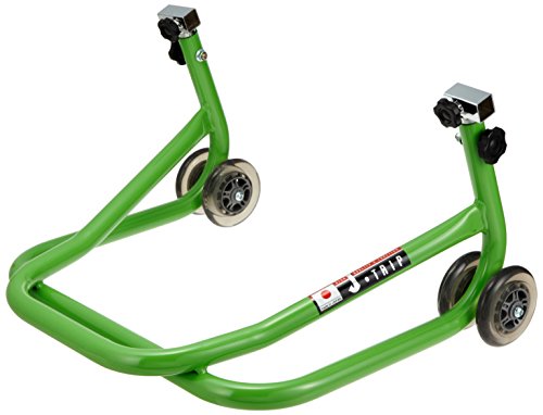 森製作所 バイクスタンド ワイドショートローラースタンド(受け金具別) ライムグリーン JT-125LGP