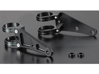 POSH Faith ZEPHYR750 マシンドロングヘッドライトステ- 41mmブラック (030048-06)の通販は