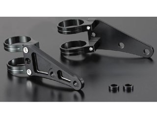 POSH Faith ポッシュフェイス ZEPHYR1100マシンドロングヘッドライトステ- 43mmブラック (032048-06)