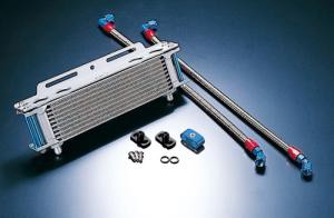 Active 14057562 OILクーラーステーSET ストレート 9-13R GPZ400F/Z400GP/750GP/GPZ1100F/Z1100GP ※ステーのみ