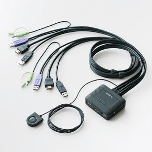 ELECOM エレコム フルHD対応 HDMI対応パソコン切替器(KVM-HDHDU2)