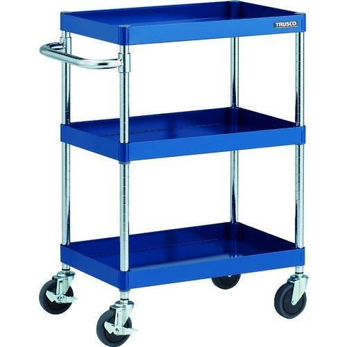 トラスコ中山 TRUSCO フェニックスワゴン 省音 600X400XH880〜1130 3段 W色 PEW-A963-W [A020501]