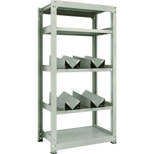 TRUSCO(トラスコ中山):ＴＲＵＳＣＯ　Ｍ３型中量棚　１２００Ｘ７２１ＸＨ１８００　棚板２段＋タイヤ２段　連結 1台1個（直送品） 車用品・バイク用品 ポイント10倍トラスコ中山