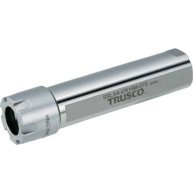 TRUSCO トラスコ中山 TRUSCO NC旋盤用コレットホルダ ERMショートノーズコレットホルダSSL型(インチ) シャンク径1” 全長129 ER20用