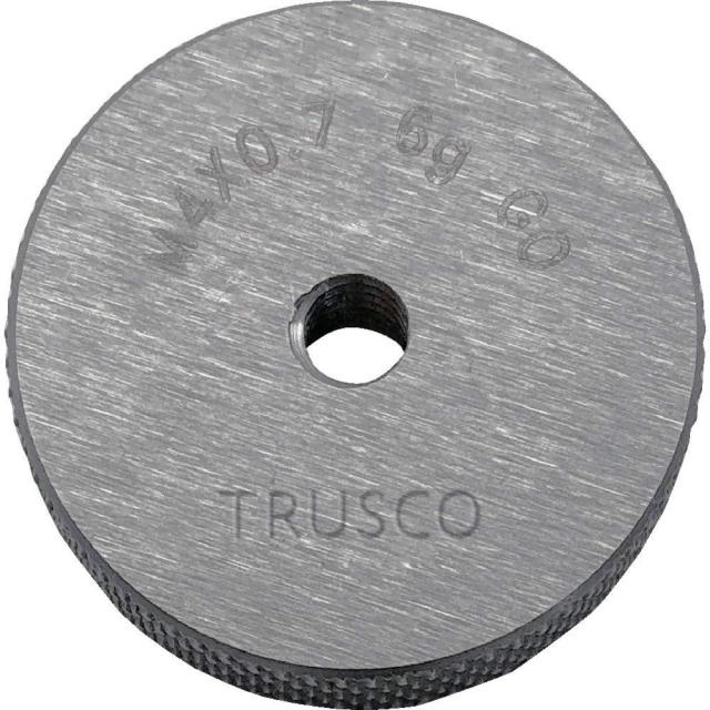 TRUSCO トラスコ中山 TRUSCO ねじ用リングゲージ 通り 6G M4×0.7