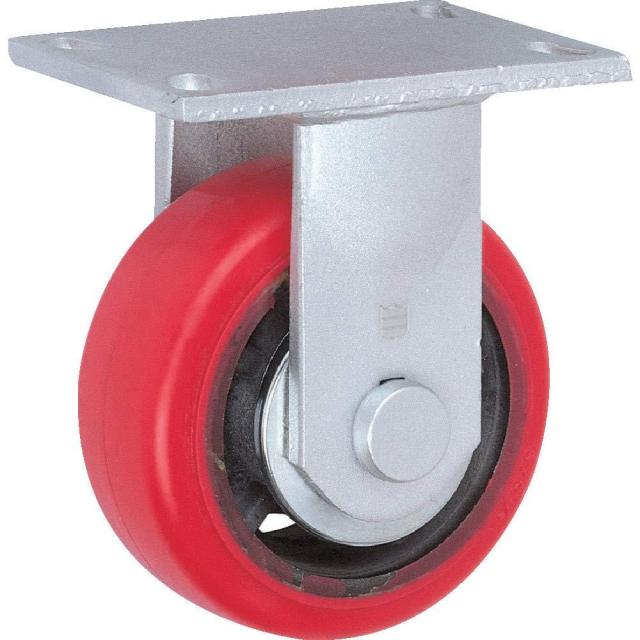 TRUSCO トラスコ中山 TRUSCO 重高荷重用キャスター 固定 200MM 耐湿ウレタン車輪700KGFの通販は 12,795円