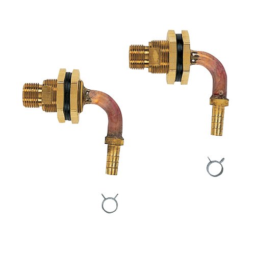 KAKUDAI カクダイ ユニットバス貫通金具 (ペア耐熱管用) 10A 416-453