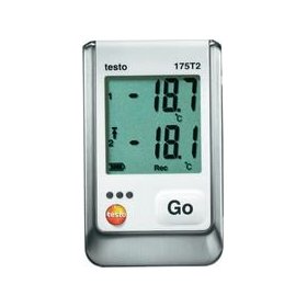 テストー Testo175-T2 温度データロガ ディスプレイ付NTC(内蔵)1点+外付け1点 0572 1752 1個