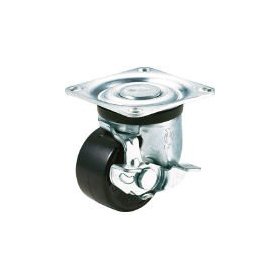 ユーエイキャスター ※ユーエイ 重量用キャスターS付自在車 75径強化フェノール車輪 HG75PBS   8076 3796850の通販は