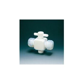 フロンケミカル ※テフロン テフロン二方バルブ接続6mm NR002801   4339 3915379