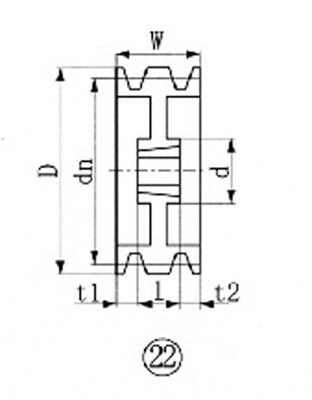 エバオン ※EVN ブッシングプーリー SPB 300mm 溝数3 SPB3003   1131 3806596の通販は