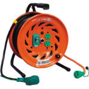 日動工業 ※日動 電工ドラム びっくリール 100V アース漏電しゃ断器付 30m RNDEB30S   5026 1255592